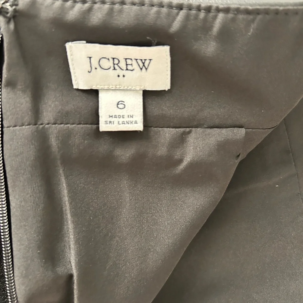 J. Crew Classic Faux Black Leather Skirt - Picture 4 of 5
